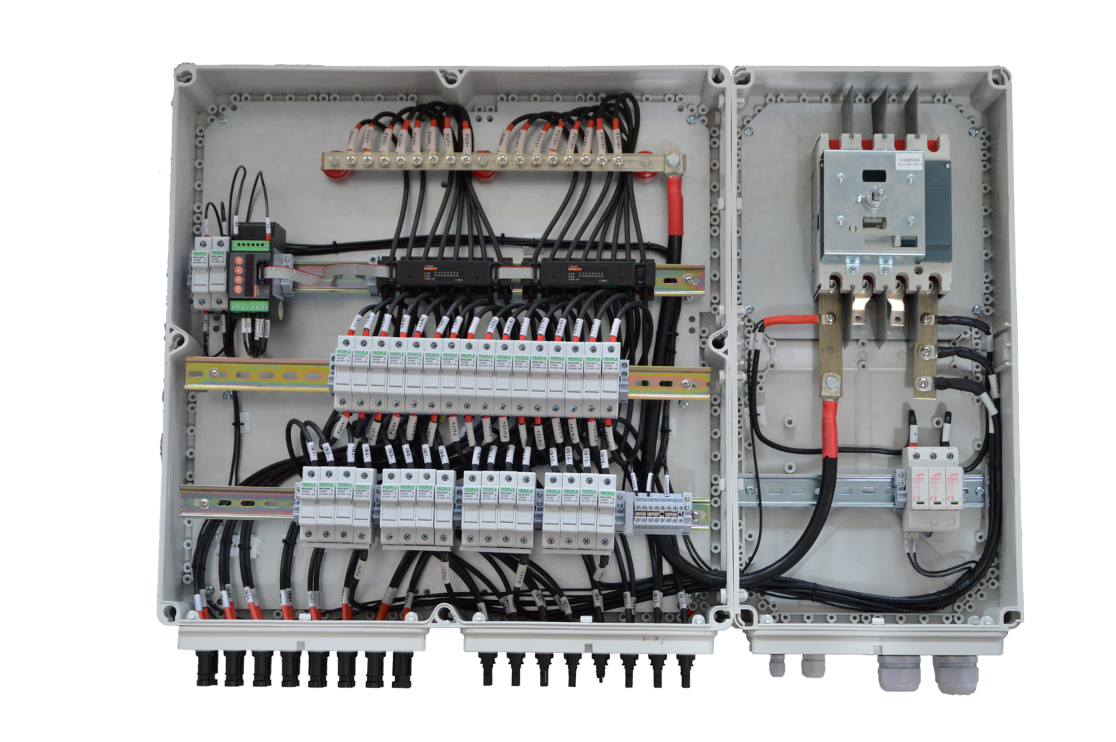 PC distribution box integrated installation application
