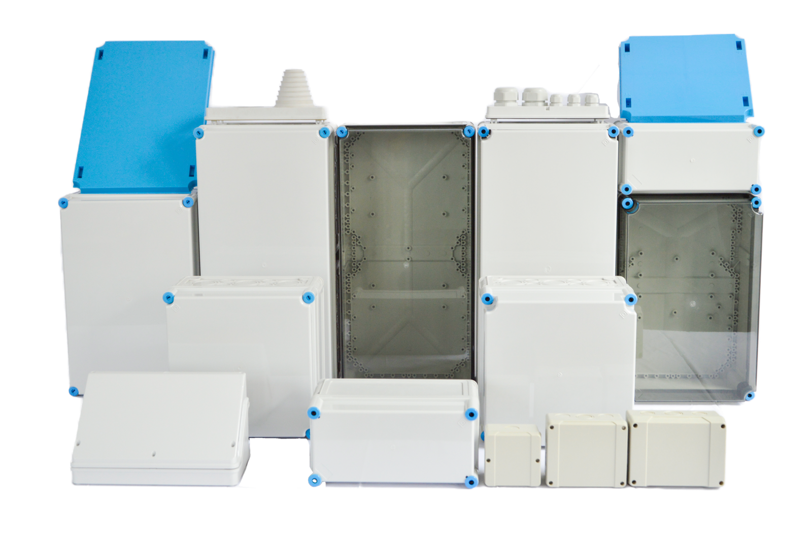 PC plastic distribution box supplier for industrial electrical enclosure and B2B project applications