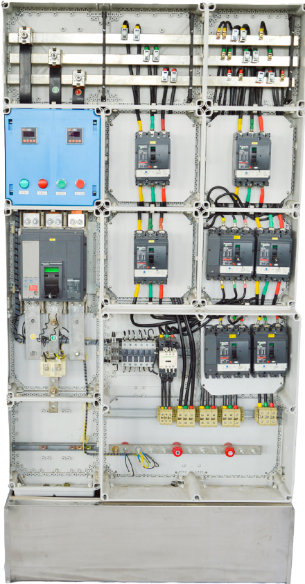 Metal brackets for PC distribution box