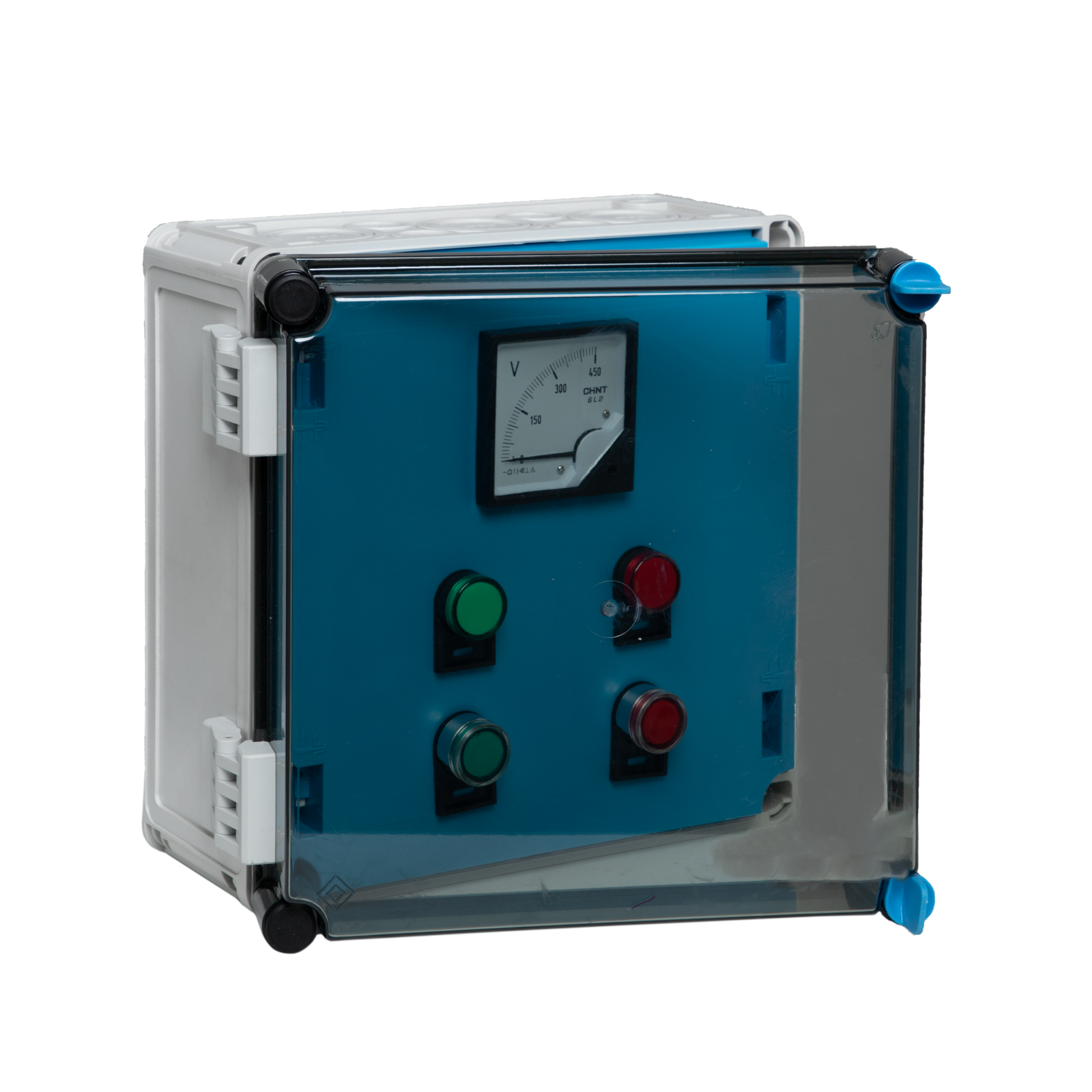 Technical support solutions banner showing PC distribution box, accessories, and installation support scene