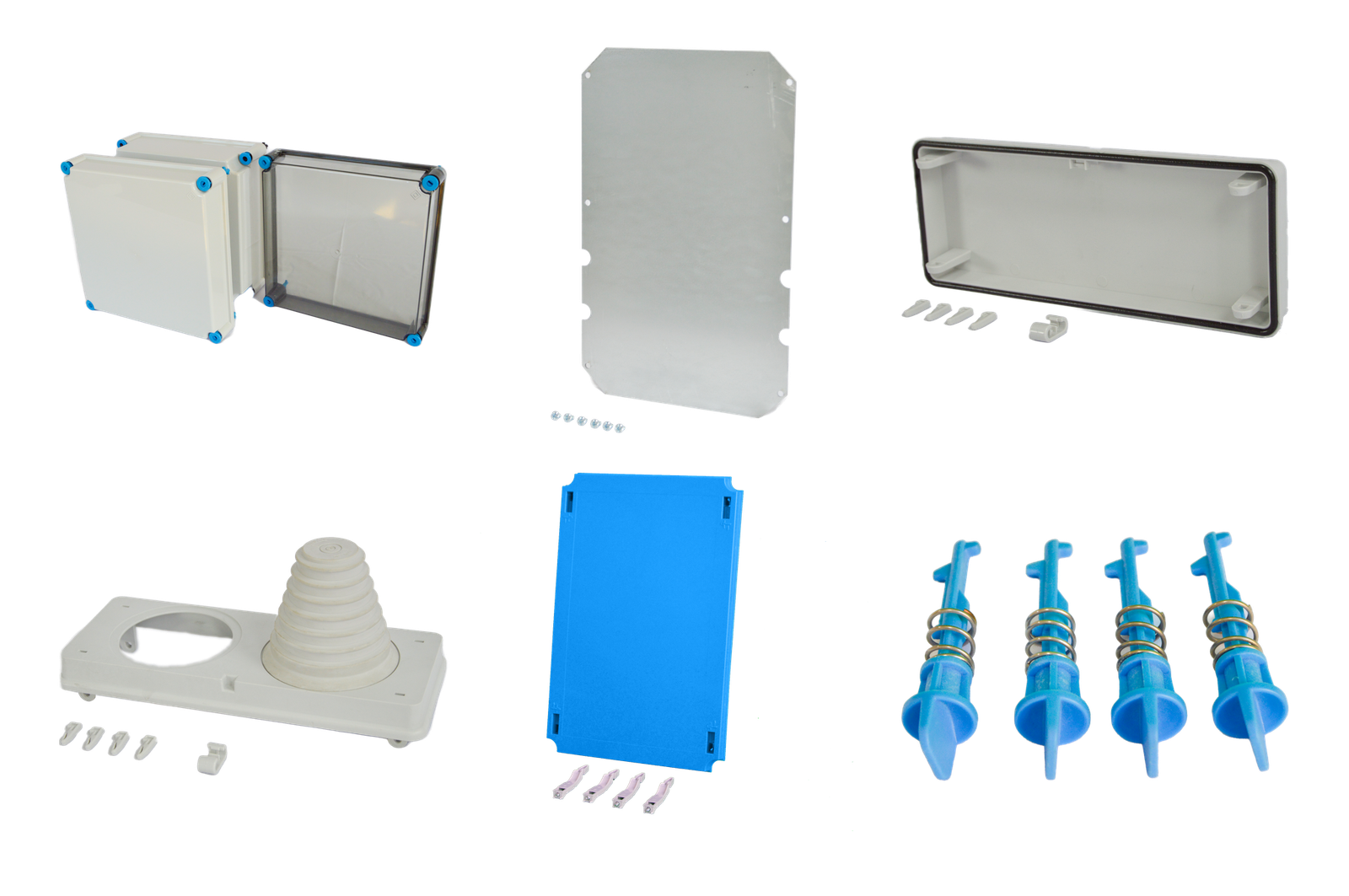 Transparent cover box matching accessories image